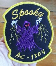 USAF ~ AC-130U Gunship ~ SPOOKY ~ Air Force Collectors Military Patch picture