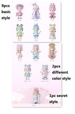 9pcs Cute Rooyie Fairy Tale Series Girl Art Designer Toys PVC Figures Model Gift picture