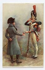 Napoleon. THE EMPEROR Offering A Taken IN One Grenadier. Orange picture