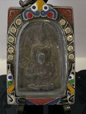 Phra Somdej ,Kru Wat Phra Kaew yr 2411 Thai Buddha Amulet stainless case picture
