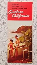 Vintage 1950s All Year Club Southren California Picture Map picture