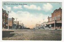 PC, Town view, Main Street, looking North, Kiowa, Kansas, ca1900s-10s picture