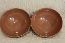 Set of 2 Vintage Allied Chemical Company Melamine Bowls-Each Piece Numbered picture