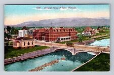 Reno NV-Nevada, Aerial General View Of Town, Antique, Vintage Postcard picture