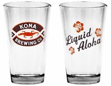 *NEW* KONA BREWING  - Signature Hawaii 16 oz BEER PINT GLASS picture
