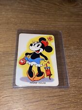 VINTAGE DISNEY 1938 CASTELL MINNIE MOUSE SHUFFLED SYMPHONIES CARD GAME CARD picture