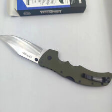 Cold Steel New 27BC Recon 1 Folding Knife Green G-10 Handle picture