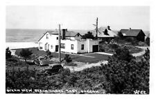 Ocean View Beach Homes Taft Oregon 1940s Cars  EKC Stamp Box- A23 picture