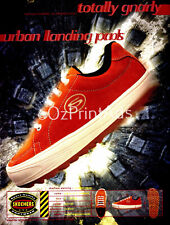 1996 SKETCHERS URBAN LANDING PADS ORANGE SNEAKERS UK PRINT ADVERT AD - original picture