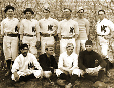 1897 Kansas State University Baseball Team Old Photo 8.5
