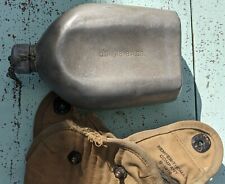 ANTIQUE Original US Army WW1 Canteen + Cover 1918 B.A.CO KEMPER THOMAS COMPANY  picture