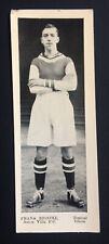 Topical Times Football Card 1937-38 47x123mm - Frank Broome - Aston Villa picture