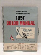 Sherwin Williams Automotive Finishes 1957 Color Manual AMC Chrysler Ford GM picture
