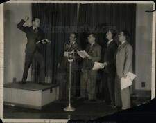 Press Photo John Knight, Henry Fisk Carlton, Richard Abbott, Harold McGee, Radio picture