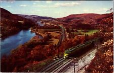 Erie Passenger Train, Train, Transportation, Vintage Postcard picture