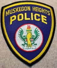 MI Muskegon Heights Michigan Police Patch picture