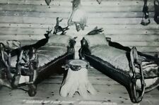 1940s BALDWIN Michigan Mich RPPC Postcard SHRINE OF THE PINES Interior BEDROOM picture