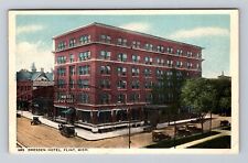 Flint MI-Michigan, Dresden Hotel, Advertising, Antique Vintage Postcard picture