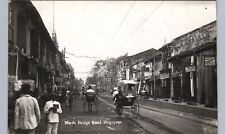 NORTH BRIDGE ROAD singapore real photo postcards rppc downtown main street picture