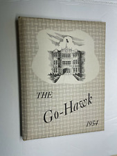 Waverly High School Yearbook Iowa 1954 Go-Hawk Good Used picture