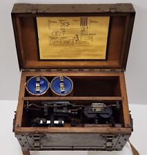 WW1 M1917 Signal Corps U.S. Army Field Induction Telegraph L.S. Brach Boxed Set picture