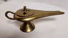 Vintage Brass Incense Genie Lamp picture