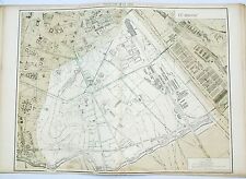 Paris XIIIth Rare Plan 1883 de l'Supplye en Eaux de Source 65x94 cms picture