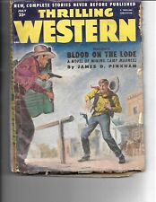 THRILLING WESTERN - JULY 1952 - PULP WESTERN - ACCPT. COND. picture