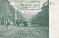 Bangor ME * Main St. Trolley  ca. 1908 * Compliments Hillside Dye House picture