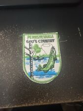 Vintage Pennsylvania God's Country Souvenir Embroidered Collectors Patch - New picture