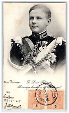 1906 Luis Filippe Crown Prince Portugal Assasinated 1908 Detroit MI Postcard picture