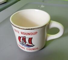Vintage Coffee Mug Tea Cup 1970s 1972 Viking Council Round Up BSA picture