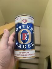 Vintage Fosters Lager Export 25/32 Quart Steel Collectable Beer Can Australia picture