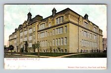 Newark NJ-New Jersey, Exterior High School, c1906 Vintage Postcard picture