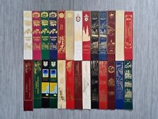Vintage Cornwall Leather Bookmark Bundle Set Of 26 Cornish Attractions Rare picture