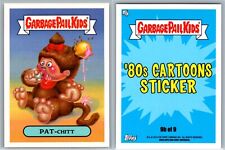 Monchhichi Doll Chhichi Monkey Garbage Pail Kids Spoof Card 80's Cartoon Sticker picture