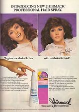 1982 Jhirmack Hair Spray Victoria Principal Vintage Print Ad 1980s picture