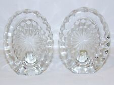 LOVELY PAIR OF VINTAGE FOSTORIA GLASS AMERICAN 4