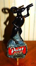 1980s Rare POINT BOCK BEER 3-D Black Goat or Ram Drinking Beer TAP HANDLE (EX+) picture