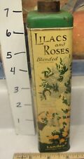 VINTAGE LILAC AND ROSES POWDER , TALC TIN picture
