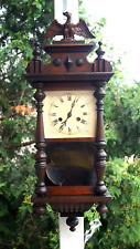 Antique 1880s Junghans German Regulator Wall Clock - RUNS - VIDEO - ALL ORIGINAL picture