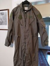 USAF Air Force, 42R, Flight Suit Coveralls Flyers CWU-27/P L, Green, No Rank picture