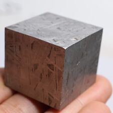 197g Iron meteorite cube, Natural Muonionalusta meteorite meteorite slice J43 picture