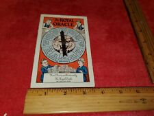 VICTORIAN FOLDOUT TRADE CARD FOR THE ROYAL ORACLE WITH SPINNER THE ROYAL TAILORS picture