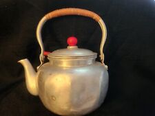 Vintage Aluminum Grease Teapot Collector Unique Pot Shape picture