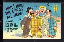 Postcard - Comic - Hail Hail The Gangs All Here picture