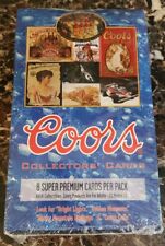 1995 Coors Beer Collector Cards Trading Card Box 36 Pack Factory Sealed 👀👀👀 picture