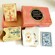 2 Decks, Swiss Patience Miniature Playing Cards, AG Muller HAVE BEEB USED picture