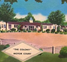 The Colony Motor Court Charlottesville Virginia Postcard Used 1960s picture