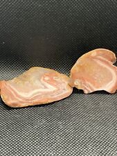 BAHIA AGATE SLICES  SEMI POLSIHED FOR CABBING OR DISPLAY picture